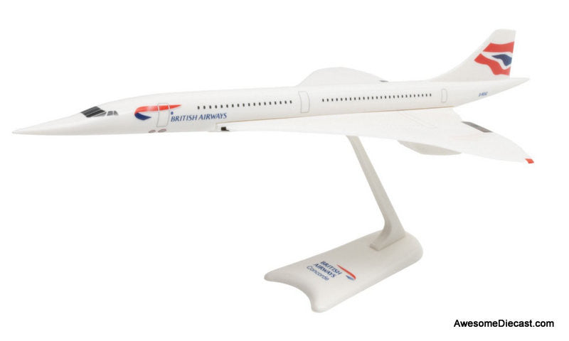 Concorde: British Airways (Reg #G-BOAC) 1:250 ABS Plastic Model Plane by Sky Marks