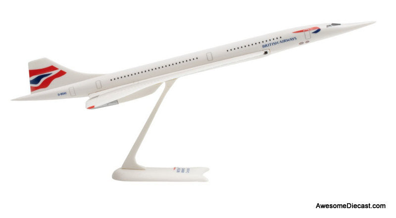 Concorde: British Airways (Reg #G-BOAC) 1:250 ABS Plastic Model Plane by Sky Marks