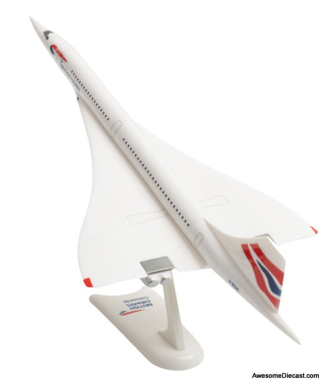 Concorde: British Airways (Reg #G-BOAC) 1:250 ABS Plastic Model Plane by Sky Marks