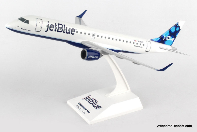 Embraer E190: JetBlue (Reg #N318JB) 1:100 ABS Plastic Model Plane by Sky Marks