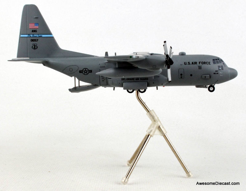Lockheed C-130H: U.S Air Force (Delaware Air National Guard) 1:200 Diecast Model Plane by Gemini 200