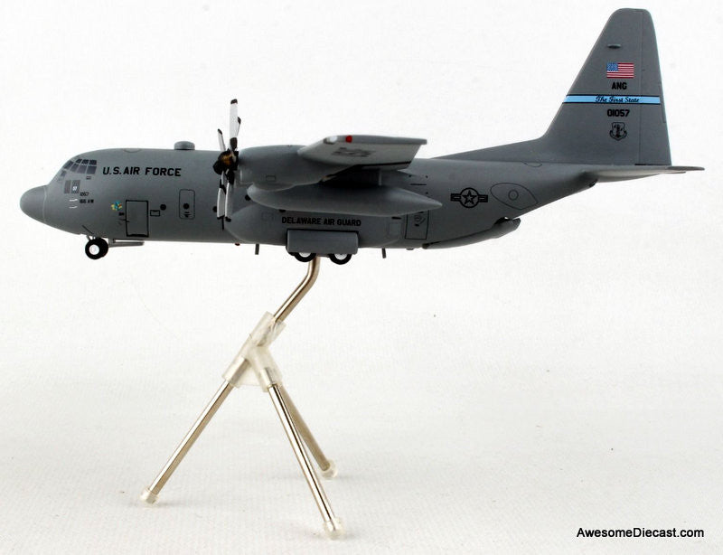 Lockheed C-130H: U.S Air Force (Delaware Air National Guard) 1:200 Diecast Model Plane by Gemini 200
