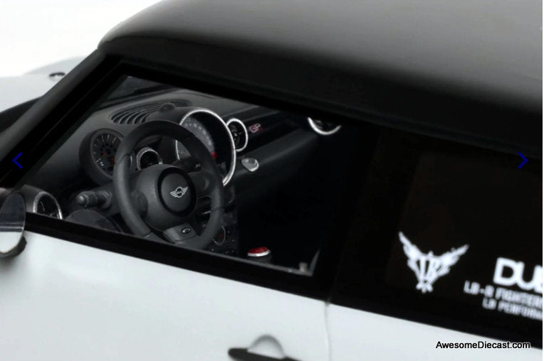 2015 LB-Works LB Nation Mini Cooper R5, Gray 1:18 Resin Cast Model Car by Oto
