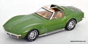 KK Scale 1:18 1972 Chevrolet Corvette C3, Metallic Green
