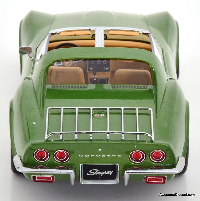 KK Scale 1:18 1972 Chevrolet Corvette C3, Metallic Green