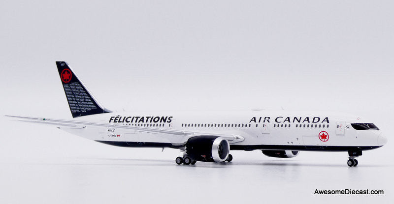 Boeing 787-9: Air Canada (Reg #C-FVNB) "Congratulations" 1:400 Diecast Model Plane by JC Wings