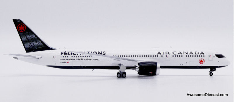 Boeing 787-9: Air Canada (Reg #C-FVNB) "Congratulations" 1:400 Diecast Model Plane by JC Wings