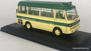 Tiny 1:43 1984 Mitsubishi Fuso Rosa 14 Seat Mini Bus, Green/Cream