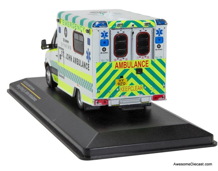Tiny 1:43 Mercedes Benz Sprinter: St Johns Ambulance