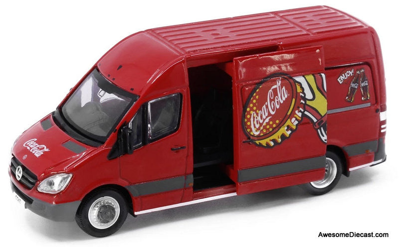 Tiny 1:76 Mercedes Benz Sprinter: Coca Cola