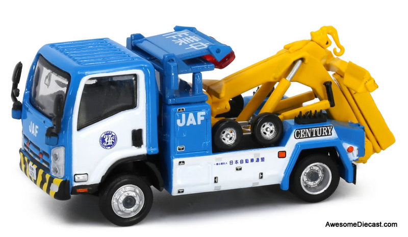 Tiny 1:76 Isuzu N Series Tow Truck: JAF Century Towing