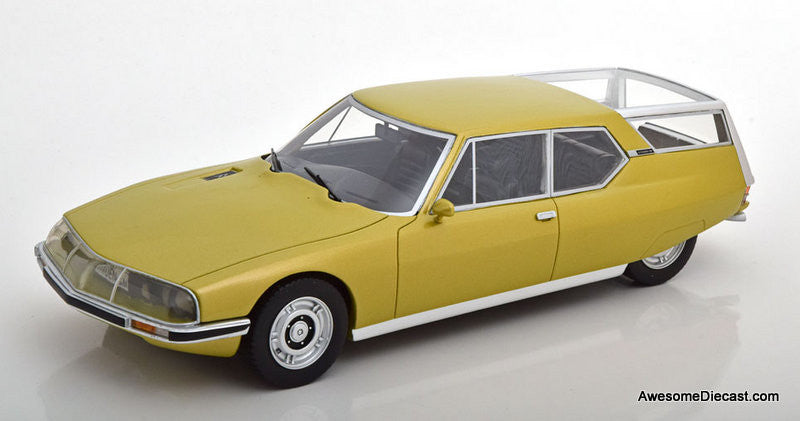 Schuco 1:18 1975 Citroen SM Shooting Brake, Metallic Gold