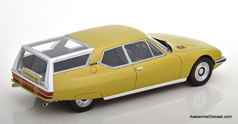 Schuco 1:18 1975 Citroen SM Shooting Brake, Metallic Gold