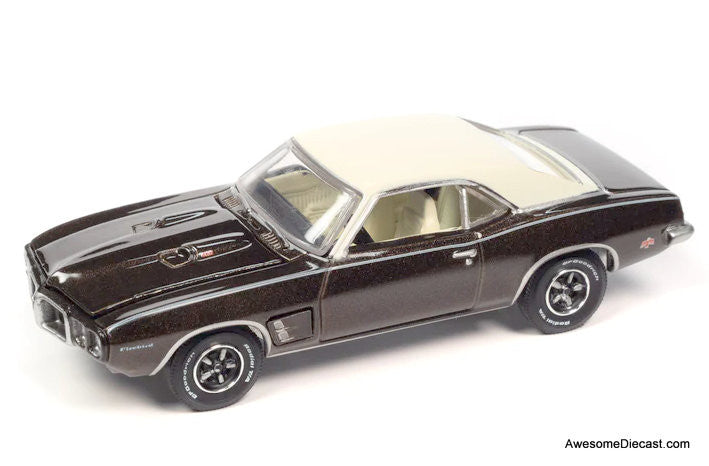 AutoWorld 1:64 1969 Pontiac Firebird, Espresso Brown Metallic