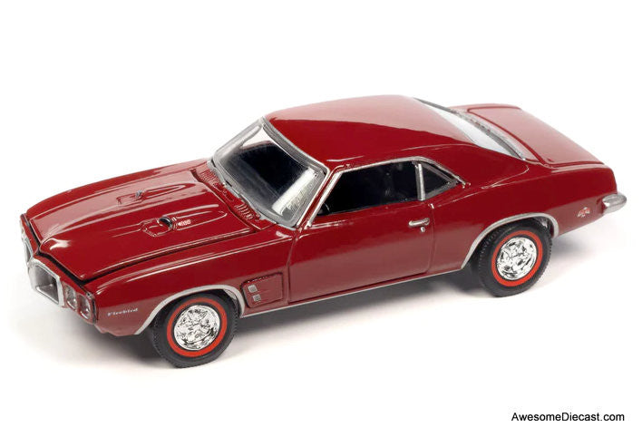 AutoWorld 1:64 1969 Pontiac Firebird, Matador Red