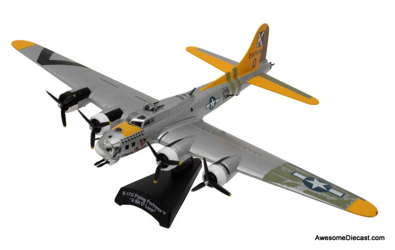 Boeing B-17G Flying Fortress "A Bit Of Lace" 1:155 Diecast Model Plane by Postage Stamp