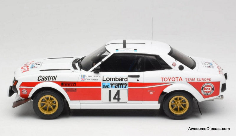 1977 Toyota Celica GT #14 1977 RAC Rally 1:18 Diecast Model Car by IXO