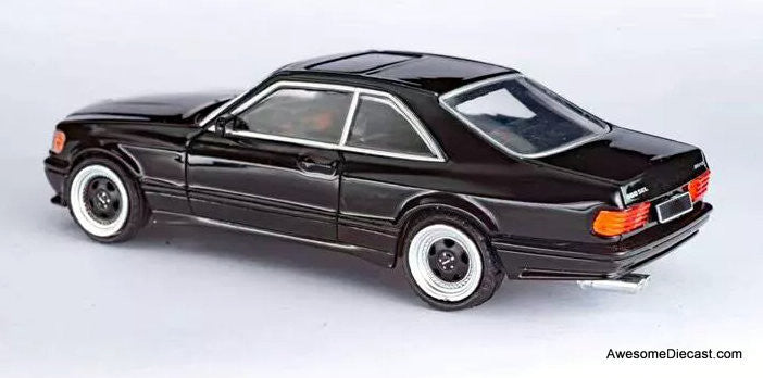 RHINO MODEL メルセデスベンツ BENZ560AMG ミニカー1/64 Rhino Model 1:64 Mercedes Benz 560 SEC AMG, Black – Awesome