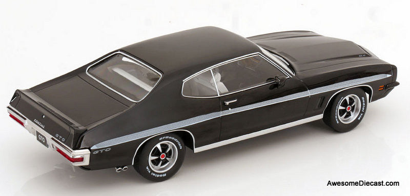 1972 Pontiac Lemans GTO, Black 1:18 Diecast Model Car by KK Scale
