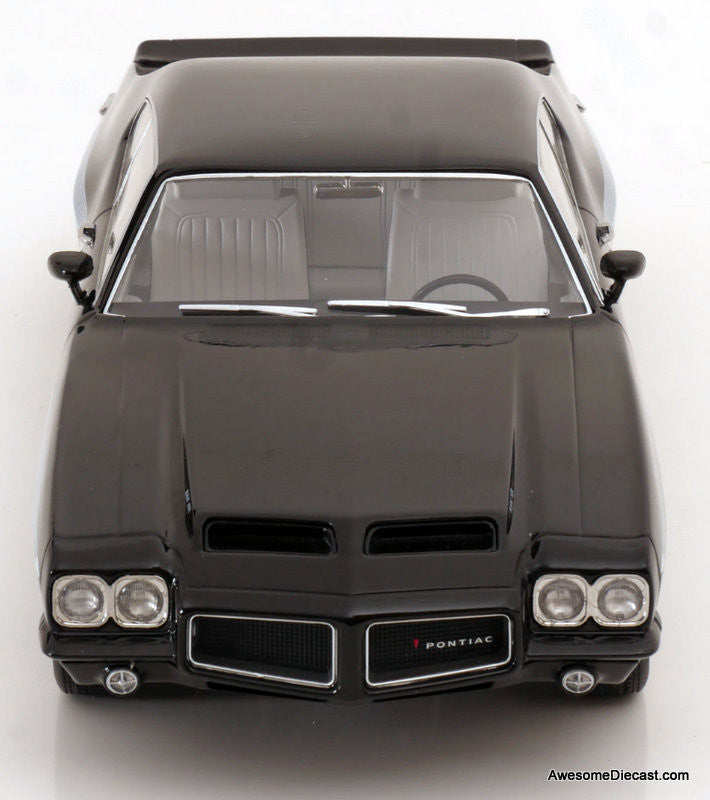 1972 Pontiac Lemans GTO, Black 1:18 Diecast Model Car by KK Scale