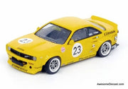 Inno64 1:64 Nissan Silvia (S14) Boss Rocket Bunny, Yellow: SEMA Show Car