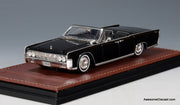 1964 Lincoln Continental Convertible, Black 1:43 Resin Cast Model by GLM