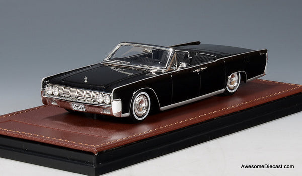1964 Lincoln Continental Convertible, Black 1:43 Resin Cast Model