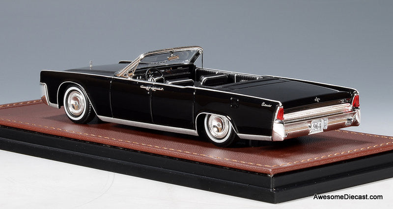 1964 Lincoln Continental Convertible, Black 1:43 Resin Cast Model