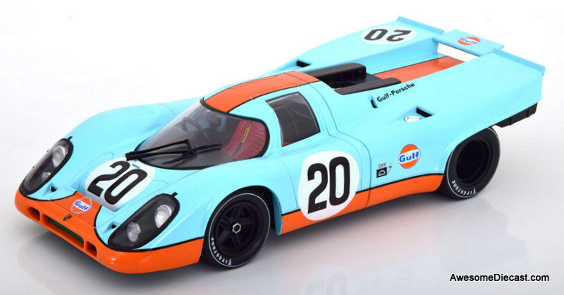 Porsche 917K #20: 1970 Le Mans 24 Hour 1:18 Diecast Model Car by KK Scale