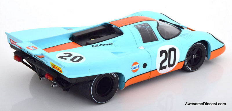Porsche 917K #20: 1970 Le Mans 24 Hour 1:18 Diecast Model Car by KK Scale