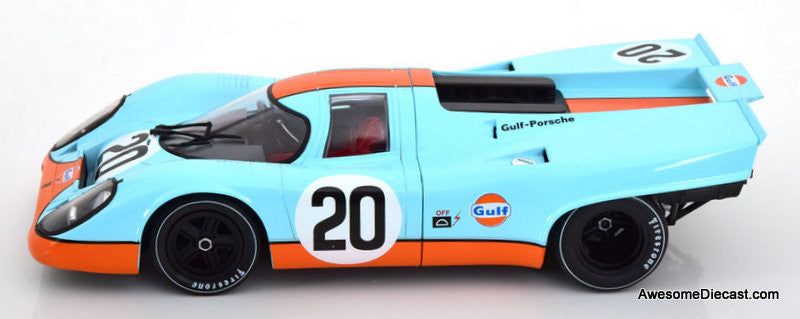 Porsche 917K #20: 1970 Le Mans 24 Hour 1:18 Diecast Model Car by KK Scale