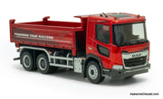 DAF XD Tipper Dump Truck, Red Flame 1:50 Diecast Model Truck by Holland Oto