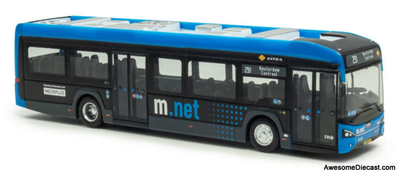 VDL Citea LF-122 m.net Route 291 Amsterdam Central Station 1:87 ABS Plastic Model Bus by Holland Oto