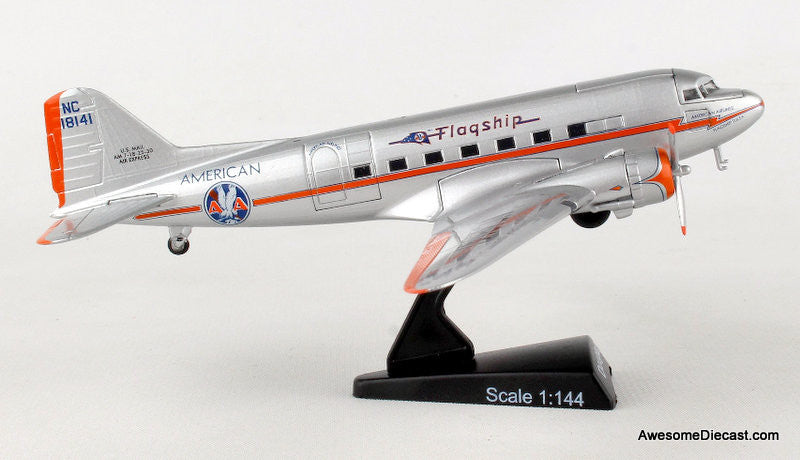 Postage Stamp 1:144 McDonnell Douglas DC-3: American Airlines, Flagship Tulsa