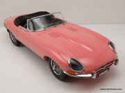 1962 Jaguar E-Type Convertible - Rose Pink (Estée Lauder Edition) 1:12 Diecast Model by Norev