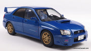 2003 Subaru Impreza WRX STi, Sonic Blue 1:18 Diecast Model Car by Solido