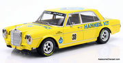 1971 Mercedes Benz AMG 300SEL 6.8 #38 (Final Of Season Hockenheim 1971) Yellow 1:18 Diecast Model Car by Werk83