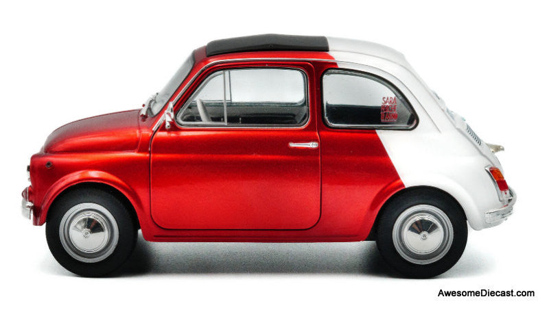1965 Fiat 500 "Tribute To Italia" 1:18 Diecast Model Car by Solido