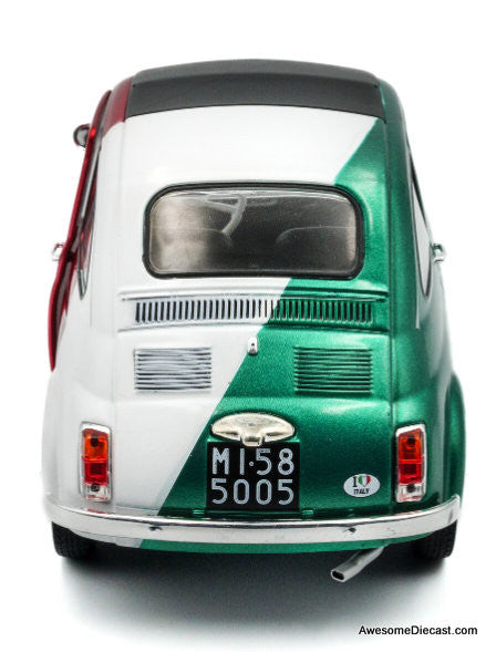 1965 Fiat 500 "Tribute To Italia" 1:18 Diecast Model Car by Solido