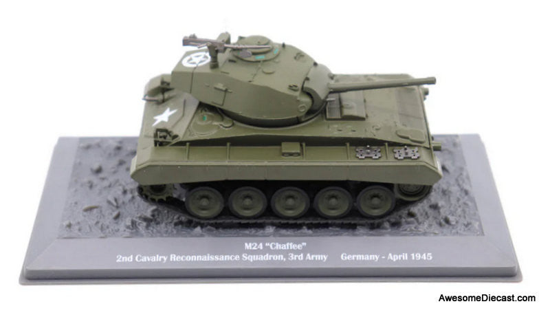 M24 Chaffee Light Tank - 2nd Cavalry Reconnaissance Squadron, Germany, 1945 1:43 Diecast Model Tank by Motor City Classics