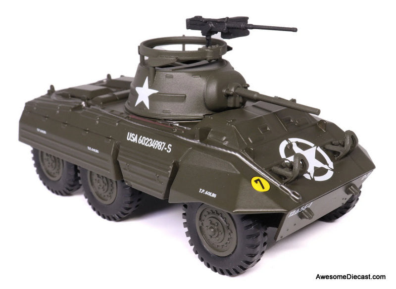 M8 Light Armored Car U.S. Army 1:43 Diecast Model Vehicle by Motor City Classics