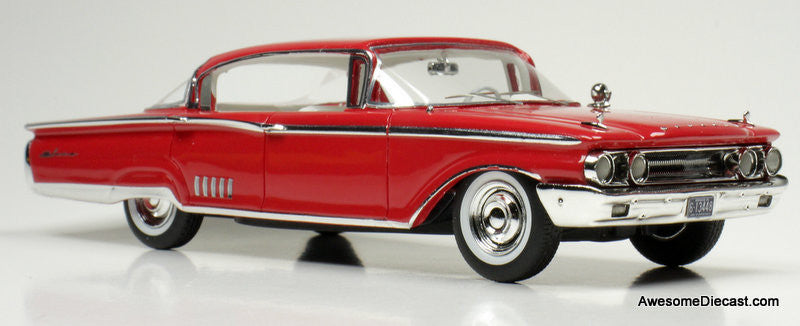 1960 Mercury Park Lane 4 Door Red w/White Interior 1:43 Resin Cast Model Car by Goldvarg Collection