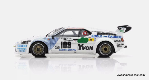 Spark 1:43 BMW M1: 1984 Le Mans 24 Hour