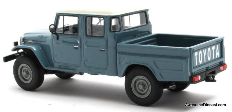 Toyota HJ45 Landcruiser Crew Cab, Gray 1:43 Resin Cast Model Truck by Matrix