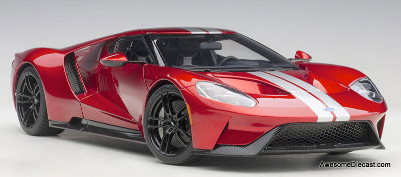 AUTOArt 1:12 2017 Ford GT Liquid Red w/Silver Stripes