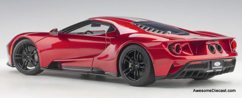 AUTOArt 1:12 2017 Ford GT Liquid Red w/Silver Stripes