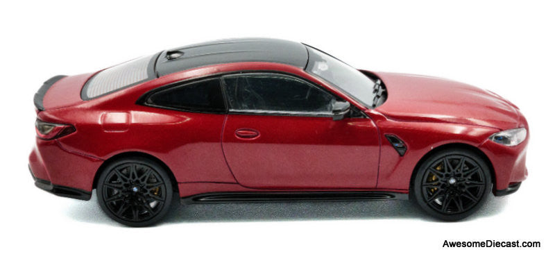 2023 BMW M4 Competition, Imola Red 1:43 Diecast Model Car by Solido