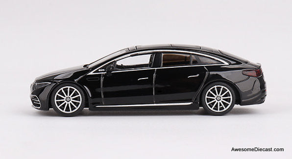 Mini GT 1:64 Mercedes-Benz EQS 580 4MATIC, Black (Mijo Exclusive)