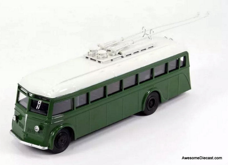 Hachette 1:43 YaTB-1 Russian Trolley Bus, Green/White: Russian Modimio No.14 Bus USSR