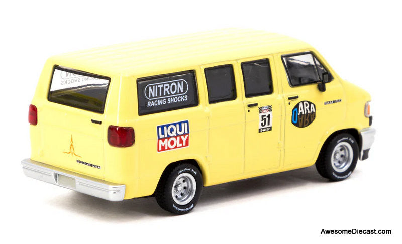 Tarmac Works 1:64 Dodge Van, Yellow